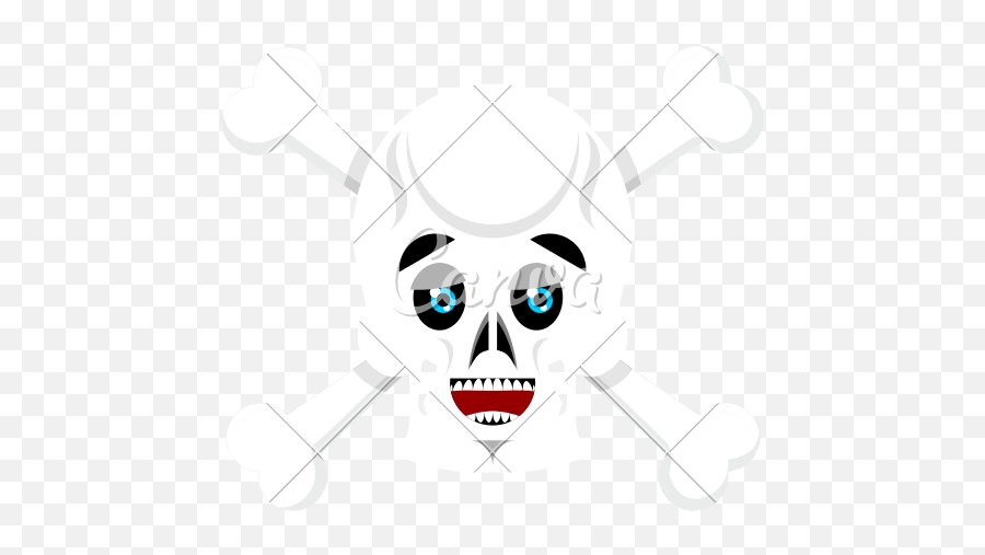 Skull And Crossbones Happy Emoji - Smile,Skull And Crossbones Emoji