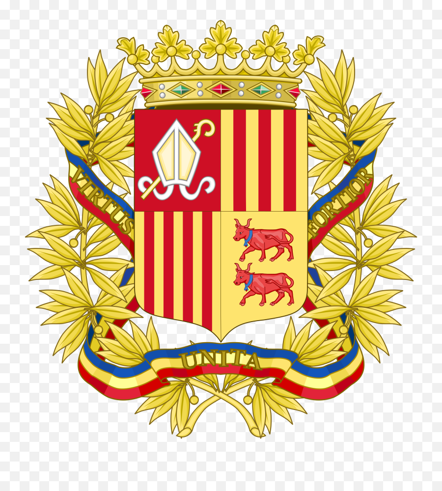 Coat Of Arms Of Andorra - Bandera Y Escudo De Andorra Emoji,Serbia Flag Emoji