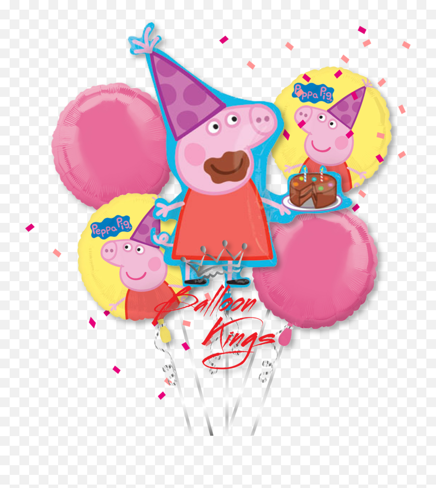 Peppa Pig Bouquet Emoji,Animated Birthday Emoji