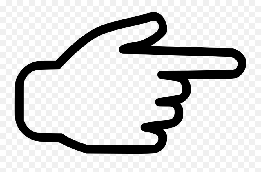 Pointing Finger Icon Png - Hand Pointing Right Png Emoji,Finger Pointing Left Emoji