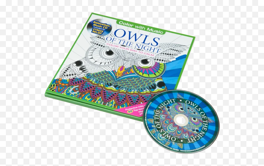 Adult Coloring Book With Relaxation Cd - Circle Emoji,Music Book Emoji