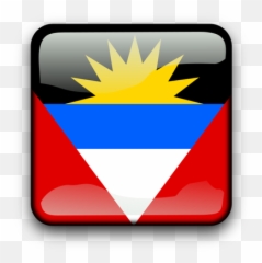 Antigua And Barbuda Flag Button - St John Bandera Emoji