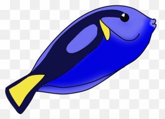 Fish Clipart 2 - Blue Emoji