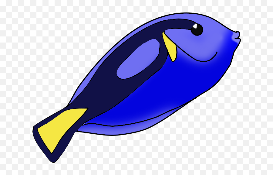 Fish Clipart 2 - Blue Fish Clipart Emoji,Tropical Fish Emoji