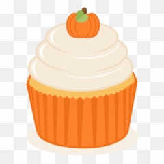 Pumpkin Muffin Clipart - Cute Halloween Cupcake Clipart Emoji,Muffin Emoji