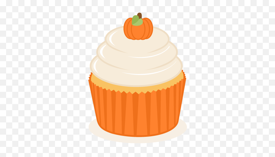 Pumpkin Muffin Clipart - Cute Halloween Cupcake Clipart Emoji,Muffin Emoji