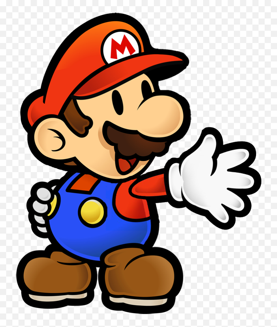 Excited Emoji Transparent Png Clipart - Paper Mario Mario Png,Wii Emoji