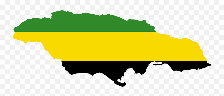 Flag Map Of Jamaica - Jamaica Png Emoji,Jamaican Flag Emoji