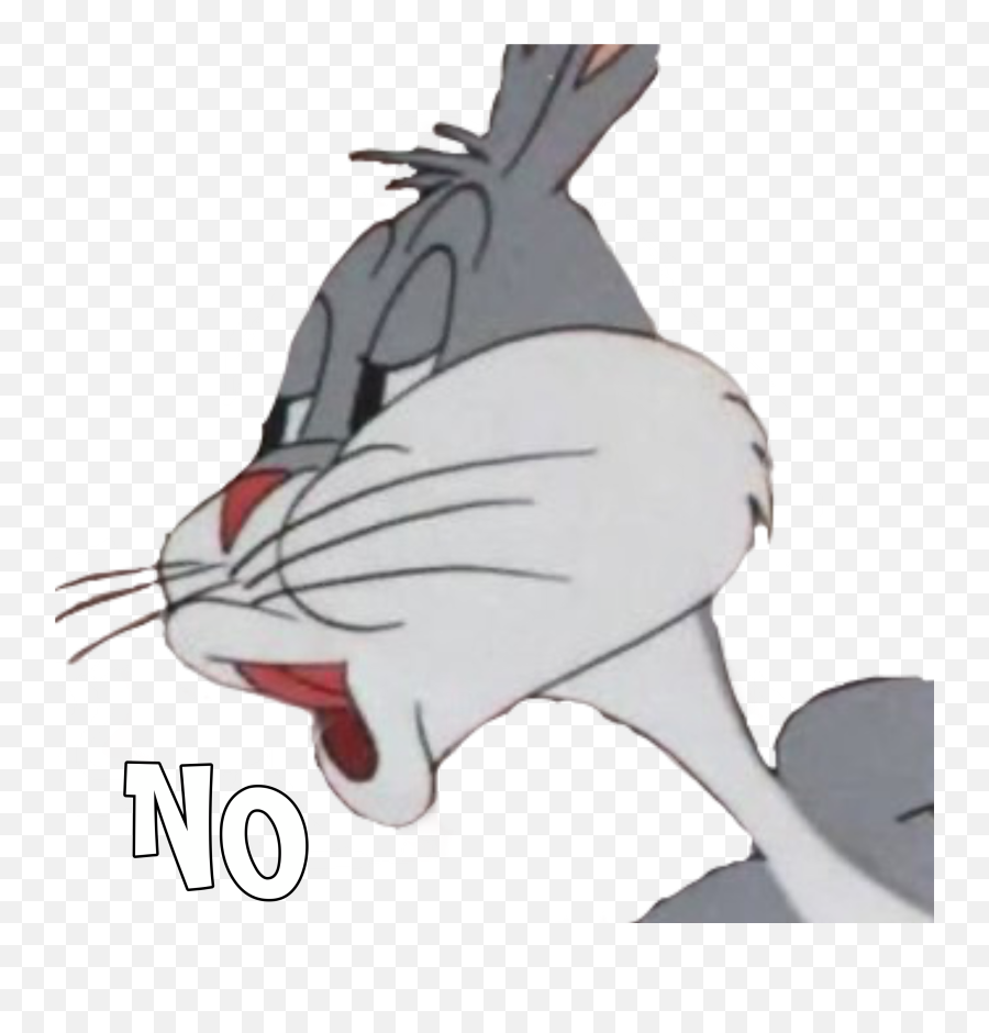 Bugs Bunny No Meme Freetoedit - Sticker De Box Bunny Emoji,Bugs Bunny Emoji