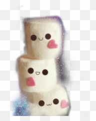 Ich Liebe Marshmallows - Cute Marshmallow With Cute Faces Emoji,Emoji Marshmallows