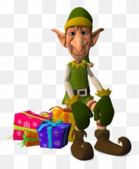 Christmas Elf Sitting - Funny Emoji