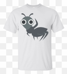 Waving Ant Emoji T Shirt - Clip Art