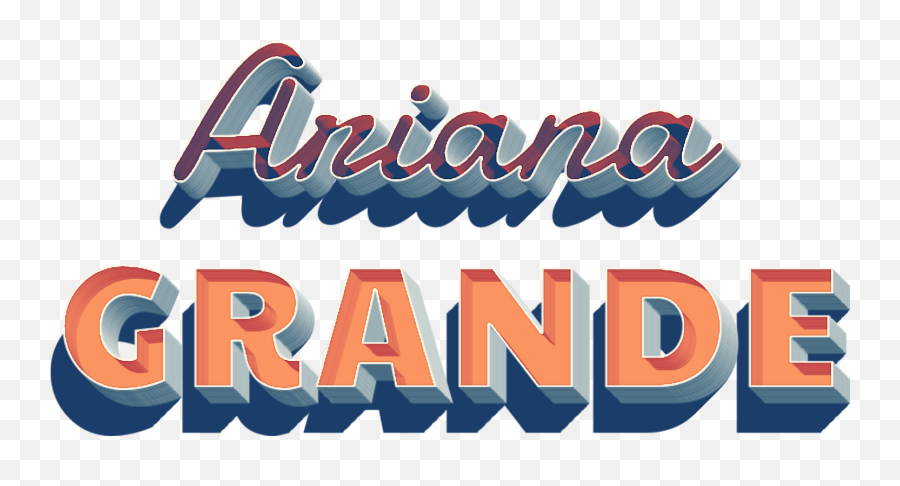 Ariana Grande Name Logo Png - Poster Emoji,Ariana Grande White Heart Emoji