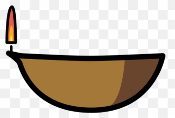Diya Lamp - Clip Art Emoji