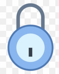 Lock Icon - Circle Emoji,Lock And Key Emoji