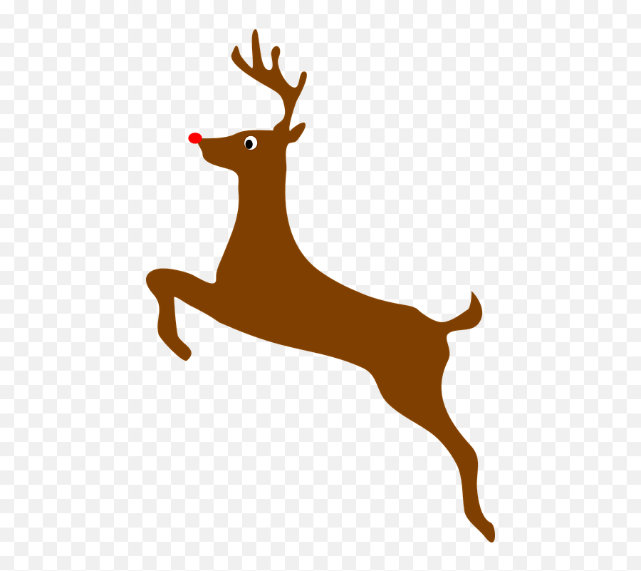 Holiday Raindeer - Finalluckincsolutionsorg Deer Clip Art Emoji,Deer Emoticon