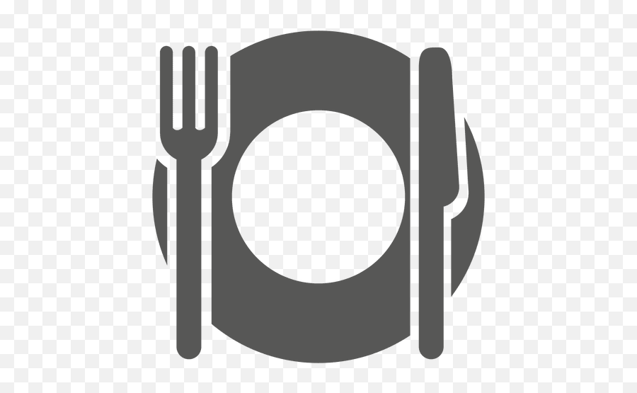 Empty Dinner Plate Icon Transparent Png - Icono Cubiertos Png Emoji,Dinner Plate Emoji