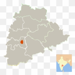 Hyderabad District In Telangana - Atlas Emoji,Emoji Marker