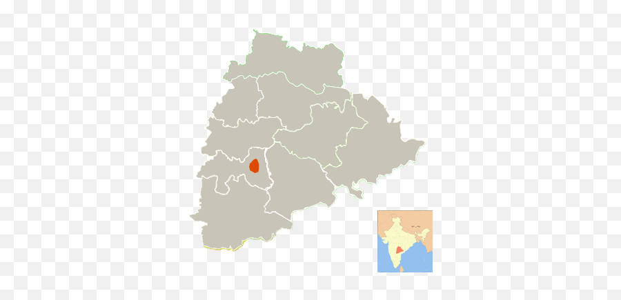 Hyderabad District In Telangana - Atlas Emoji,Emoji Marker