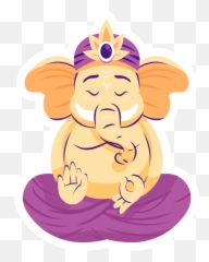 Ganesha Sticker - Mania Cartoon Emoji