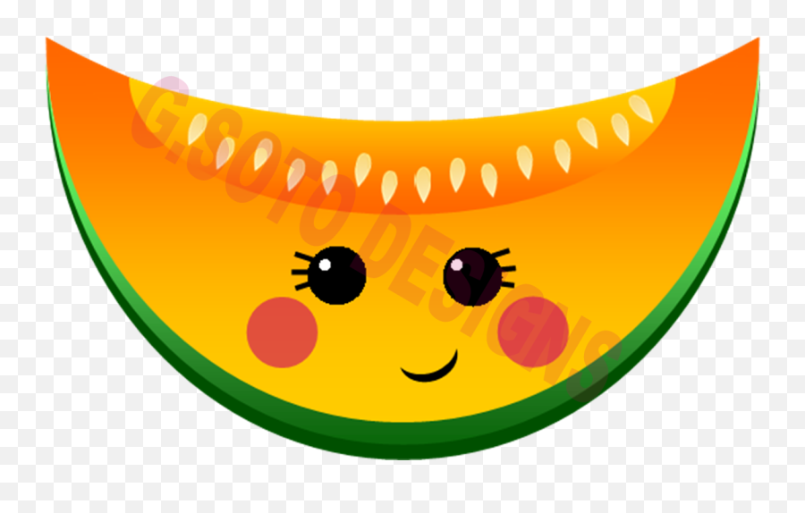 Meloncita Sticker - Smiley Emoji,G Emoticon