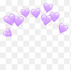 Download Free Png Hd Heart Hearts Crown Emoji Tumblr Purple -