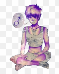 Gender And Space - Drawing Transgender Art Emoji,Boy Emoji Joggers