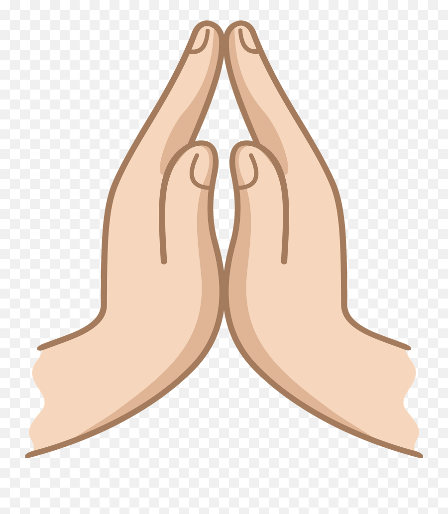 Praying Hands Clipart Free Download Transparent Png - For Women Emoji,Namaste Emoji