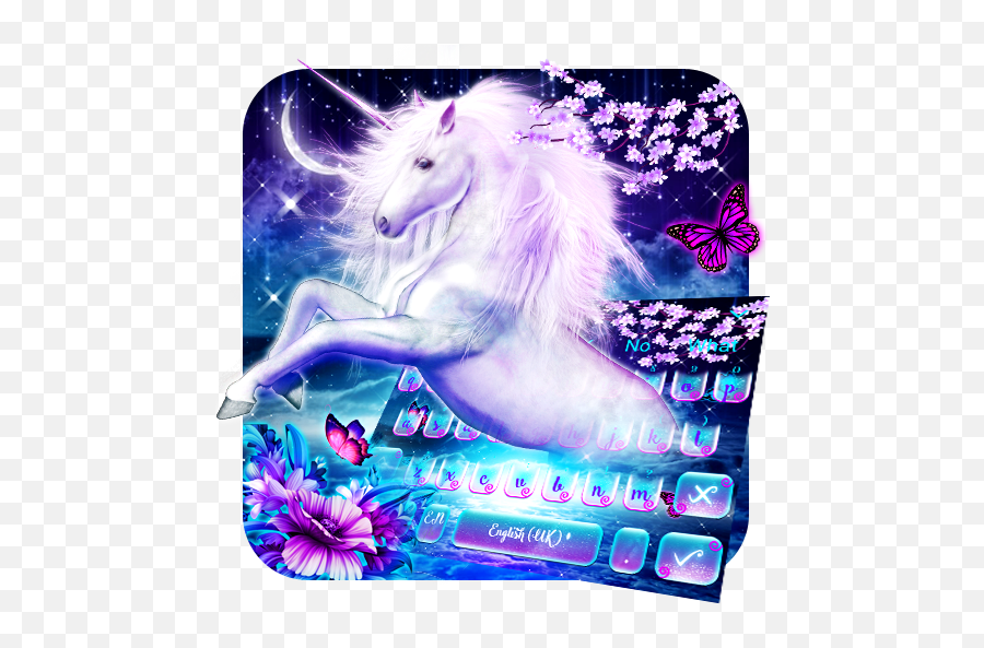 Graceful Unicorn Keyboard - Unicorn Emoji,Unicorn Emoji Keyboard
