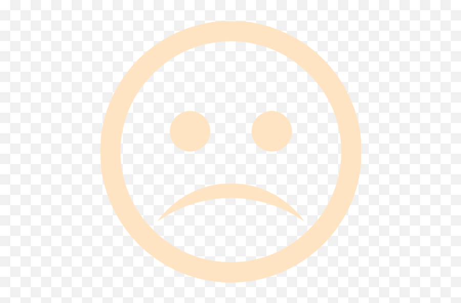 Bisque Sad Icon - Dot Emoji,Free Emoticon Downloads