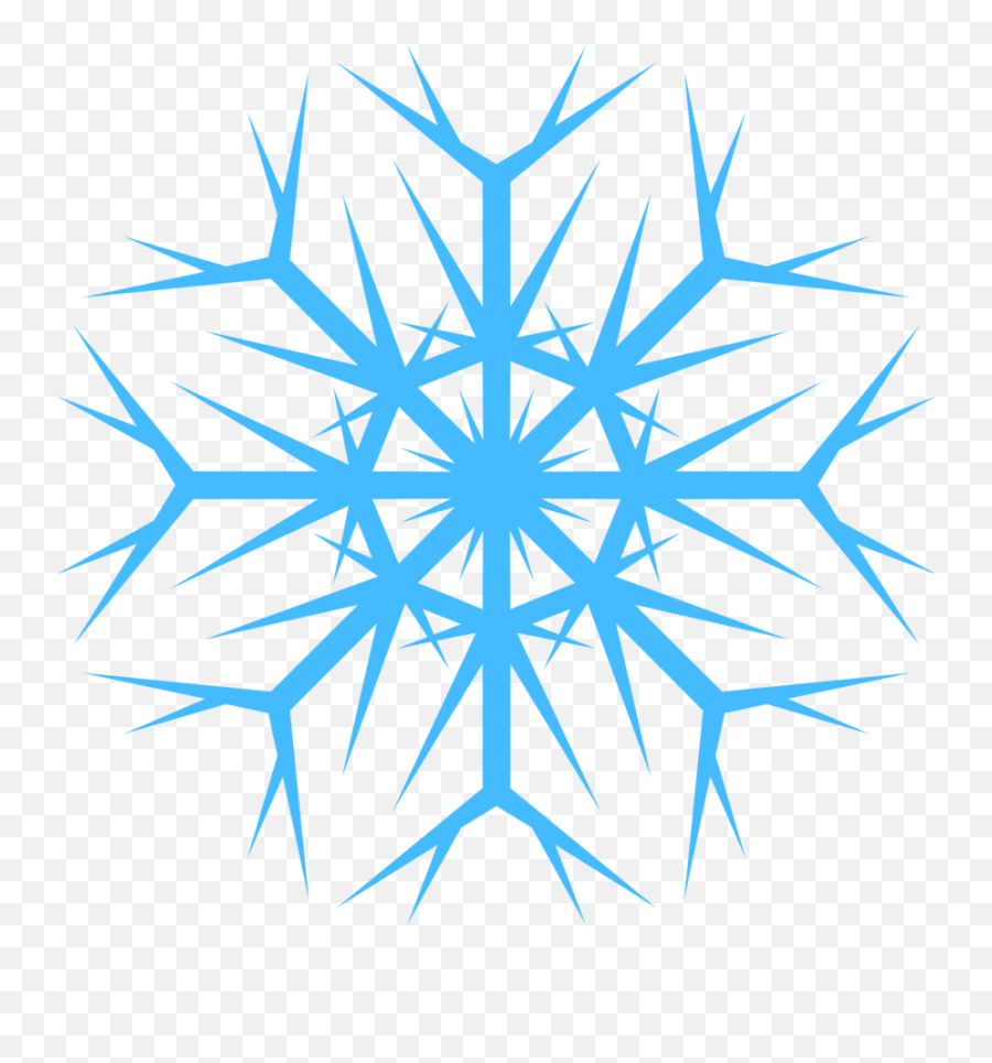 Blue Snowflake Png 5 - Frozen Snowflakes Png Emoji,Snowflake Emoji Png