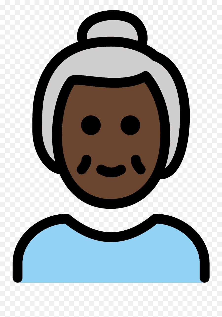 Old Woman Emoji Clipart Free Download Transparent Png - Openmoji,Female Emojis