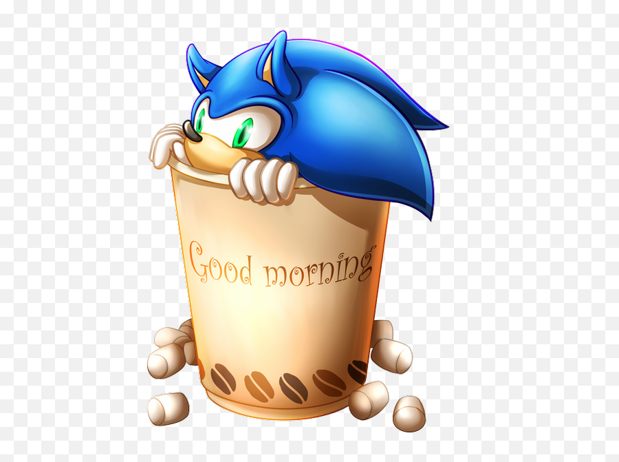 Sonic Wishes You Good Morning - Sonic The Hedgehog Good Morning Emoji,Good Morning Emoji