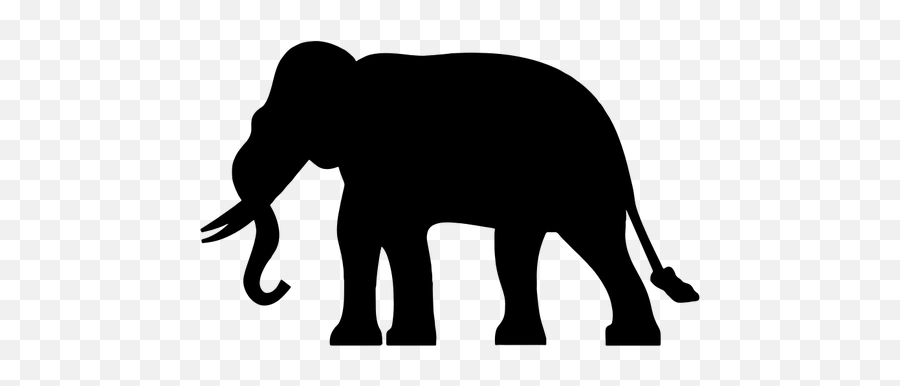 Elephant Siluett Bild - Elephant Transparent Background Silhouette Emoji,Elephant Emoji