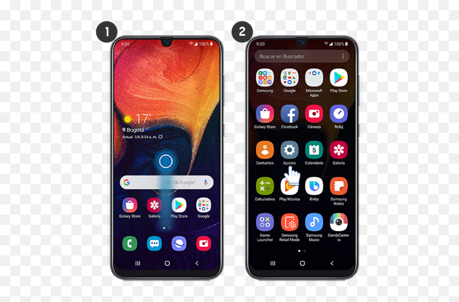 Galaxy A50 - Cómo Añadir Texto En La Pantalla De Bloqueo Samsung Galaxy A50 Aplicaciones Emoji,Como Poner Emojis En Los Contactos