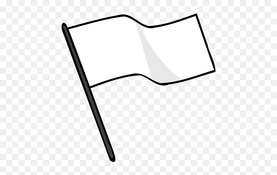 Waving White Flag - Flag Clip Art Emoji,Race Flag Emoji