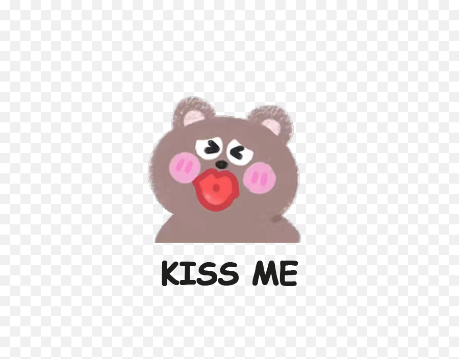 Cute Kiss Me Png Emoji Image,Cute