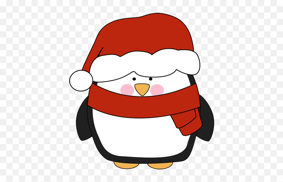 Santa Hat Origami Herea Fun And Rather - Penguin With Santa Hat Clipart Emoji,Origami Emoji