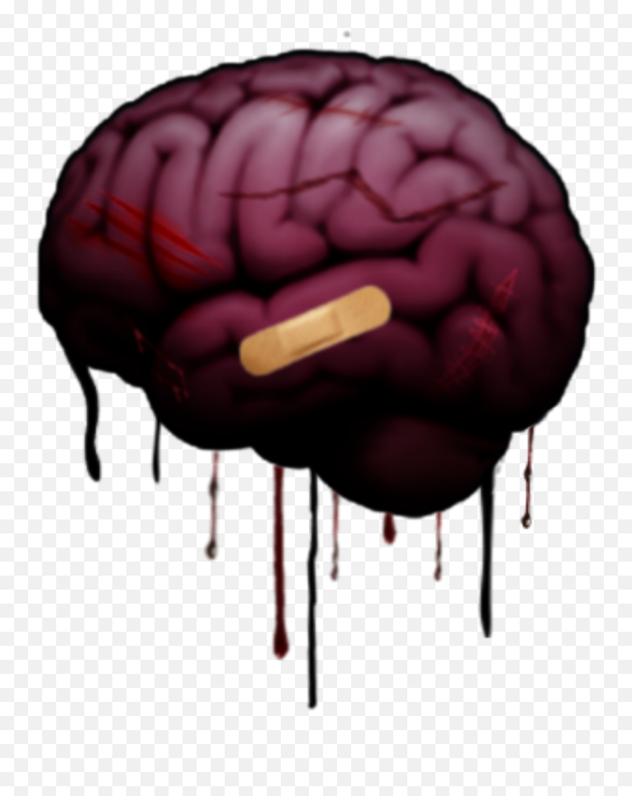 Emojis Brain Scars Blood Wounds Tr - Illustration Emoji,Blood Type Emoji