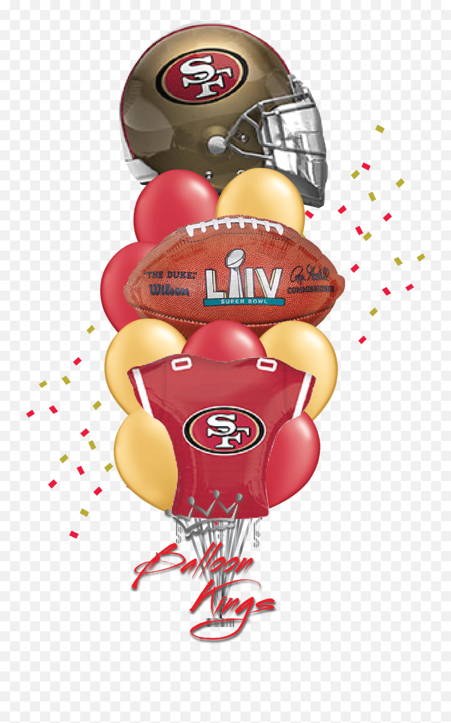 Super Bowl 49ers Bouquet - 49ers 2020 Super Bowl Logo Emoji,Super Bowl Emoji