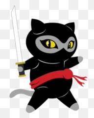 Ninja Cat Png Picture - Ninja Cat Transparent Emoji,Ninja Cat Emoji