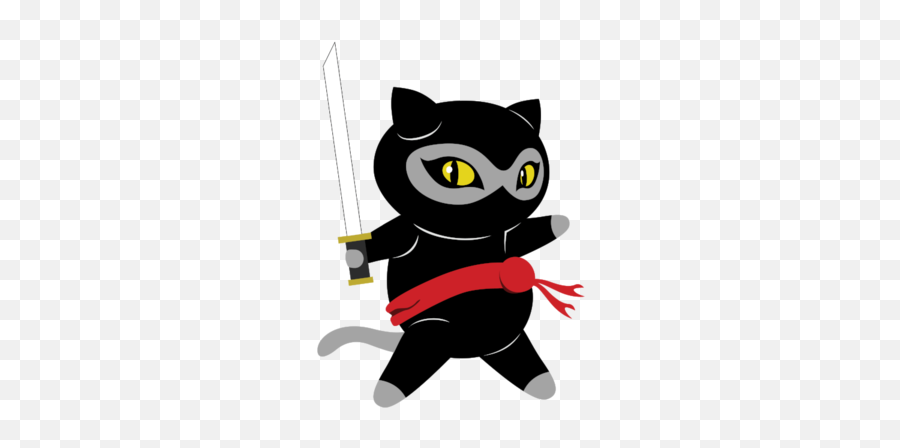 Ninja Cat Png Picture - Ninja Cat Transparent Emoji,Ninja Cat Emoji