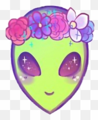 The Truth Is Out There - Alien Kawaii Emoji,Lmao Emoticon