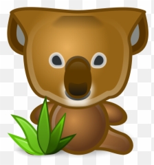 File - Koala Emoji,Koala Bear Emoji