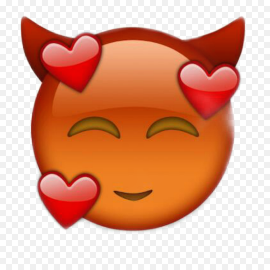 Emoji Diablo Amor - Imagenes De Emojis Enamorados,Diablo Emoji