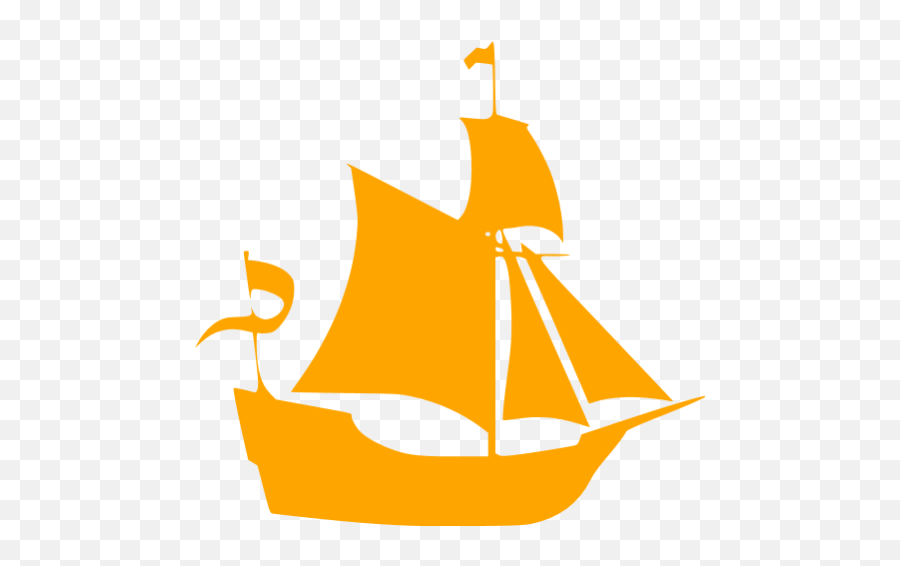 Orange Boat 9 Icon - Bateau Clip Art Transparent Background Emoji,Boat Gun Gun Boat Emoji