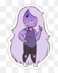 Steven Universe Amethyst Chibi - Cartoon Emoji,Emoji Universe