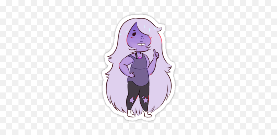 Steven Universe Amethyst Chibi - Cartoon Emoji,Emoji Universe