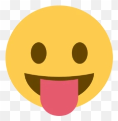 Large Emoji Icons - Tongue Out Emoji Twitter,Drool Emoji