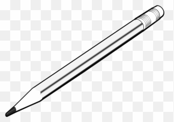 Pencil Draw Write - Transparent Background Pencil Clipart Black And White Emoji,Ink Pen Emoji